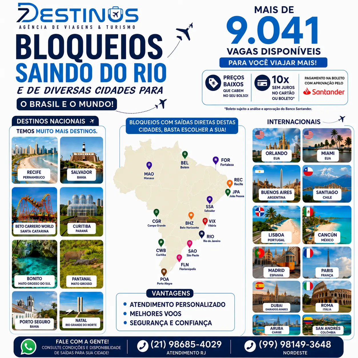 Saídas de Bloqueios - Destinos Viagens